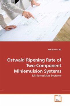 Cover Ostwald Ripening Rate of Two-Component Miniemulsion Systems