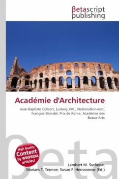 Cover Académie d'Architecture