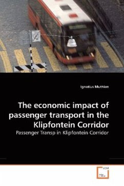Cover The economic impact of passenger transport in the Klipfontein Corridor