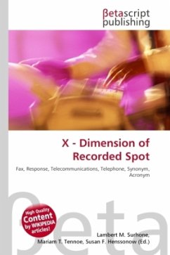 X - Dimension of Recorded Spot