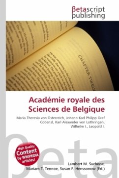Académie royale des Sciences de Belgique