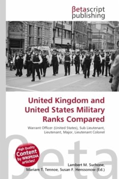 United Kingdom and United States Military Ranks Compared