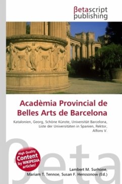 Cover Acadèmia Provincial de Belles Arts de Barcelona