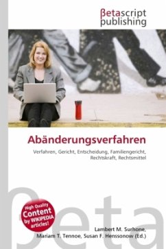 Cover Abänderungsverfahren