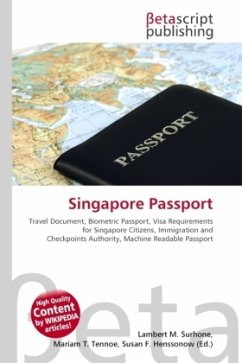 Cover Singapore Passport
