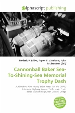 Cannonball Baker Sea-To-Shining-Sea Memorial Trophy Dash