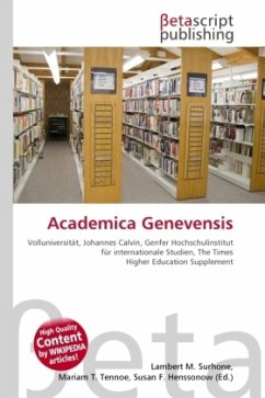 Cover Academica Genevensis