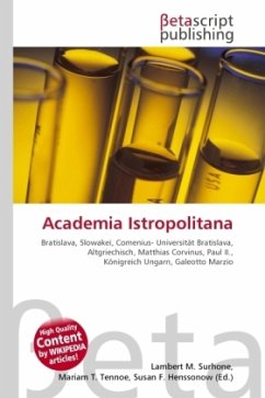 Cover Academia Istropolitana