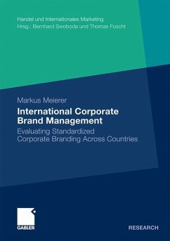 International Corporate Brand Management - Meierer, Markus