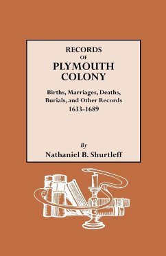 Records of Plymouth Colony - Shurtleff, Nathaniel B.