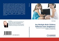 Are Multiple Birth Children Different from Singletons?
