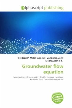 Groundwater flow equation