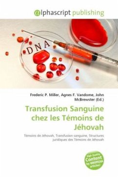 Transfusion Sanguine chez les Témoins de Jéhovah