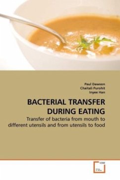 BACTERIAL TRANSFER DURING EATING - Dawson, Paul;Purohit, Chaitali;Han, Inyee