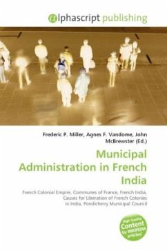 Cover Municipal Administration in French India