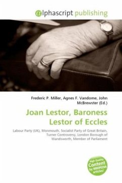 Joan Lestor, Baroness Lestor of Eccles