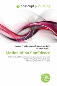 Motion of no Confidence