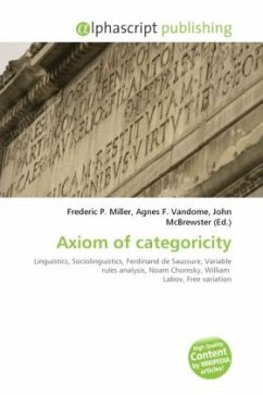Axiom of categoricity