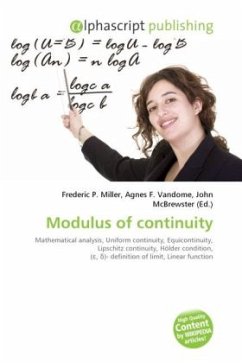 Modulus of continuity