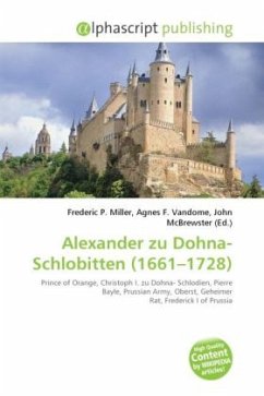 Alexander zu Dohna-Schlobitten (1661 - 1728 )