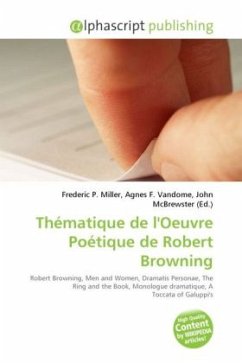 Thématique de l'Oeuvre Poétique de Robert Browning