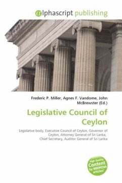 Legislative Council of Ceylon Legislative Council of Ceylon