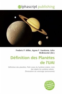 Définition des Planètes de l'UAI