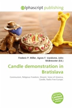 Candle demonstration in Bratislava