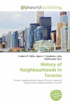 History of Neighbourhoods in Toronto