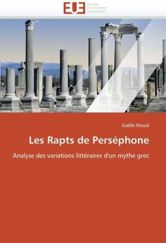 Les Rapts de Perséphone - Rioual, Gaëlle