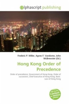 Hong Kong Order of Precedence