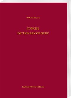 Concise Dictionary of Ge¿ez - Leslau, Wolf