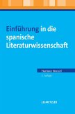 Einführung in die spanische Literaturwissenschaft