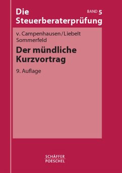Der mündliche Kurzvortrag - Campenhausen, Otto von