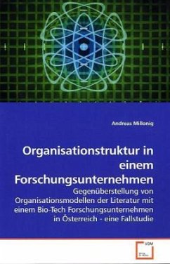 Organisationstruktur in einem Forschungsunternehmen - Millonig, Andreas