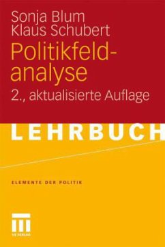 Politikfeldanalyse - Blum, Sonja; Schubert, Klaus