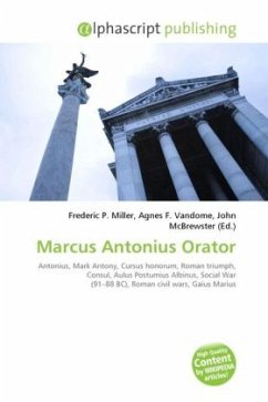 Cover Marcus Antonius Orator