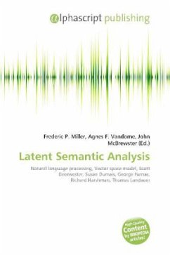 Latent Semantic Analysis