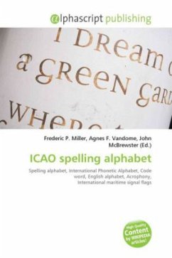 ICAO spelling alphabet