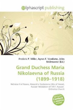 Grand Duchess Maria Nikolaevna of Russia (1899 - 1918 )