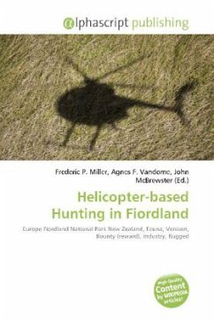 Helicopter-based Hunting in Fiordland
