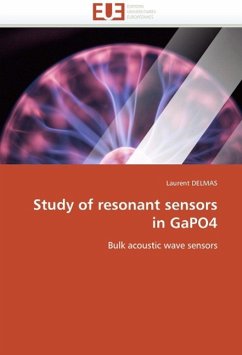 Study of Resonant Sensors in Gapo4 - DELMAS, Laurent