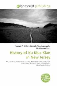 History of Ku Klux Klan in New Jersey