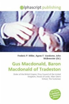 Gus Macdonald, Baron Macdonald of Tradeston