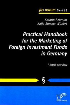 Practical Handbook for the Marketing of Foreign Investment Funds in Germany - Schmidt, Kathrin;Wülfert, Katja S.