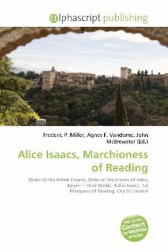 Alice Isaacs, Marchioness of Reading