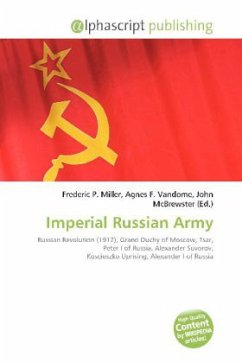 Cover Imperial Russian Army