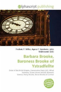 Barbara Brooke, Baroness Brooke of Ystradfellte