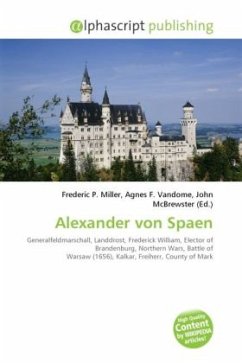 Cover Alexander von Spaen