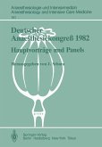 Deutscher Anaesthesiekongreß 1982 Freie Vorträge